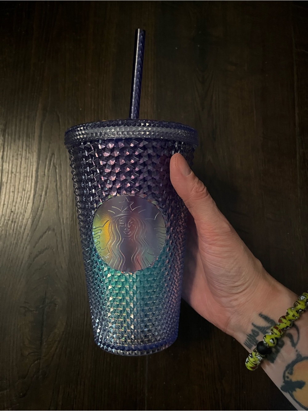 Starbucks Iridescent Studded Tumbler - Purple/Blue/Teal